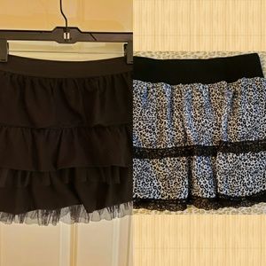 (2) IZ Amy Byer skirts